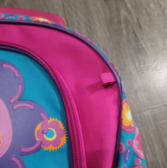 Dora The Explorer Rolling Backpack With Wheels Suitcase Boots Carrying - Picture 5 of 8